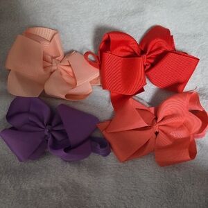 Colorful Kids Hair Bow Set